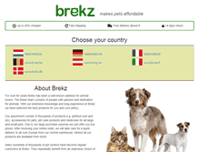 Tablet Screenshot of brekz.com